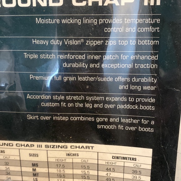 🐴 ARIAT Volant Show Chap - Picture 7 of 8